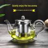High-Temperature Resistant Glass Teapot with Tea Separation and Thickened Gongfu Tea Cup Set
