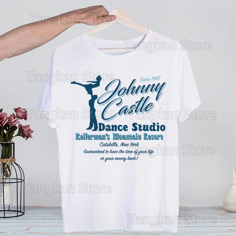 Dirty Dancing Movie Harajuku T Shirt Men Retro Washed Tops Tees Harajuku Tshirt Streetwear Hip Hop Male T-shirts
