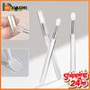 Silicone Nail Art Stick for Mirror Chrome Powder Aurora Gel Application Magic Powder Applicator with Lid Reusable Manicure Tool