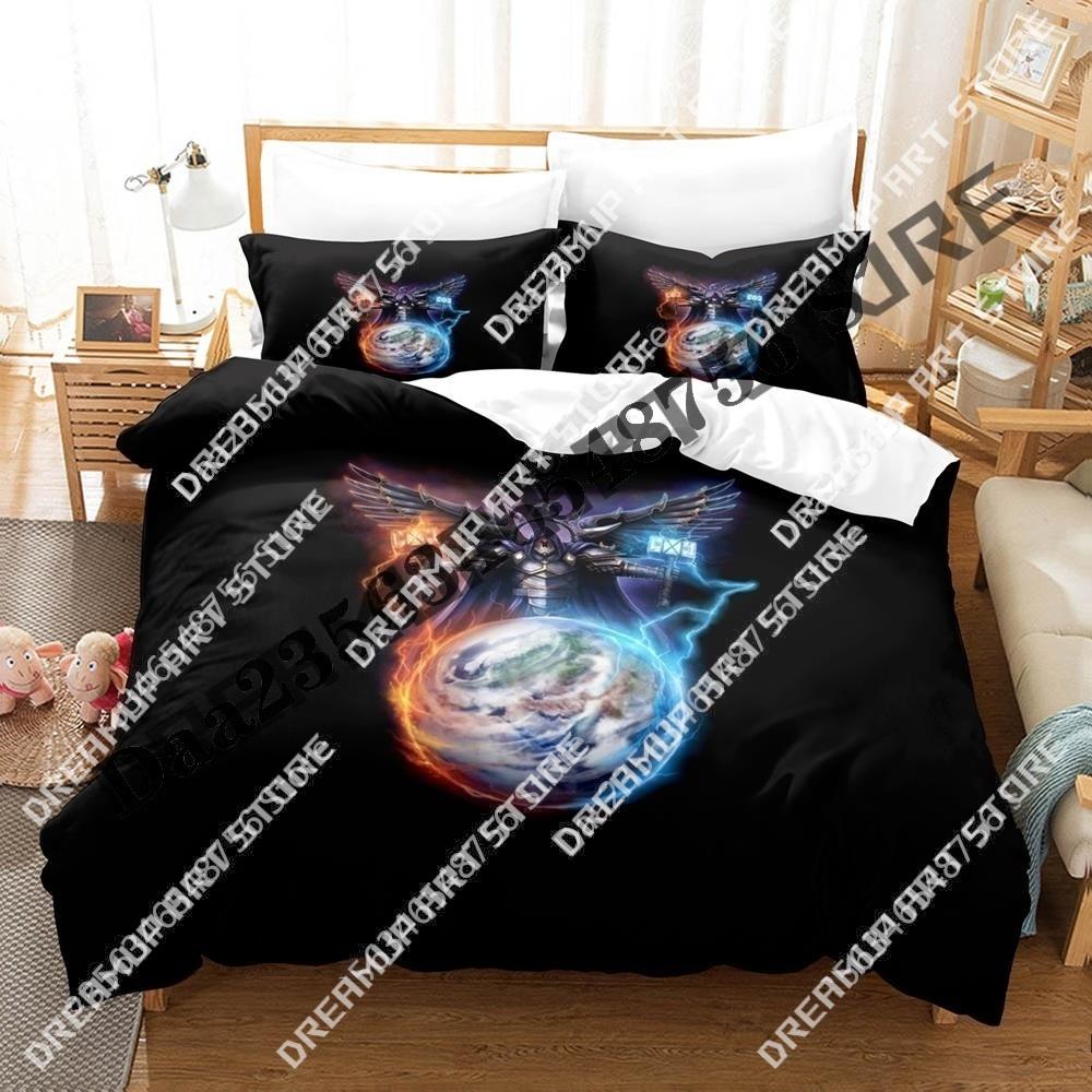 3D Print Hammerfall Band Bedding Set Twin Queen King Full Size Duvet Cover Pillowcase Bed boys girls Adult Home Textiles