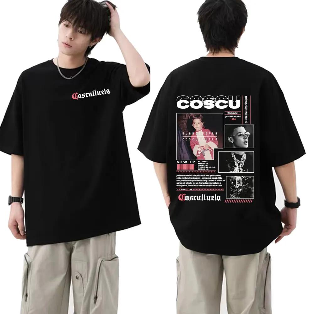 Rapper Blanooperla Cosculluela Album Tour Short Sleeved Round Neck Y2k Tshirt Unisex New In Top Tees Unisexs TShirt Camisetas Hot