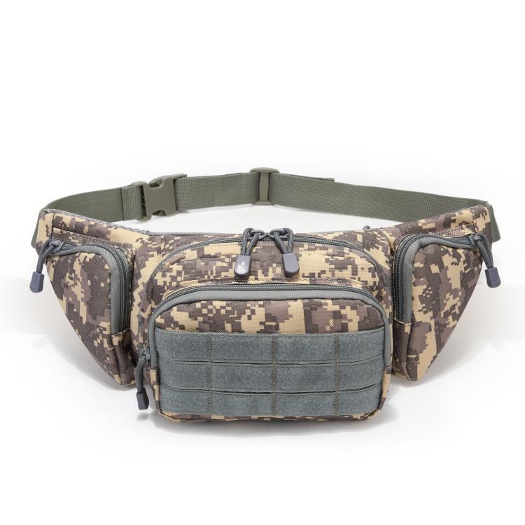 Outdoor Waterproof Camouflage Waist & Chest Bag - Unisex, Multi-Function for Fishing