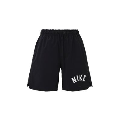 Dri-Fit Unlimited Logo Print Mid-Rise Elastic Waist Casual Shorts Men Shorts Black FV9895010