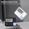LCD Display Cooking Timing Tool Mini Sleep Stopwatch Useful Countdown Alarm Clock  Cooking Timing