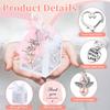 24 Sets Baby Shower Favors Including Cute Angel Keychains, Favor Boxes And Thank You Cards For Baptism Favors, Shower Favors