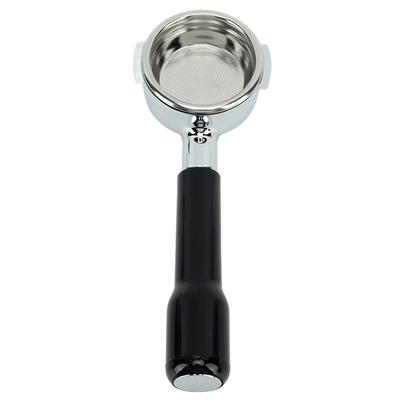 Xuuyuu 58mm Coffee Bottomless Portafilter with Removable Filter Basket for Expobar, Rocket, Faema, and Rancilio (Black)