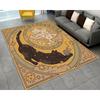 Yin Yang Cat Carpet Black and White Cat Large Carpet Bohemian Style Cat Door Mat Home Decoration Gift for Cat Lovers