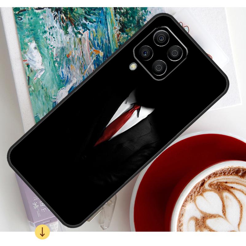 Man Hitman Agent Case For Samsung Galaxy M15 M21 M31 M55 M56 M36 M16 M06 M13 M33 M53 M12 M32 M52 M14 M34 M54