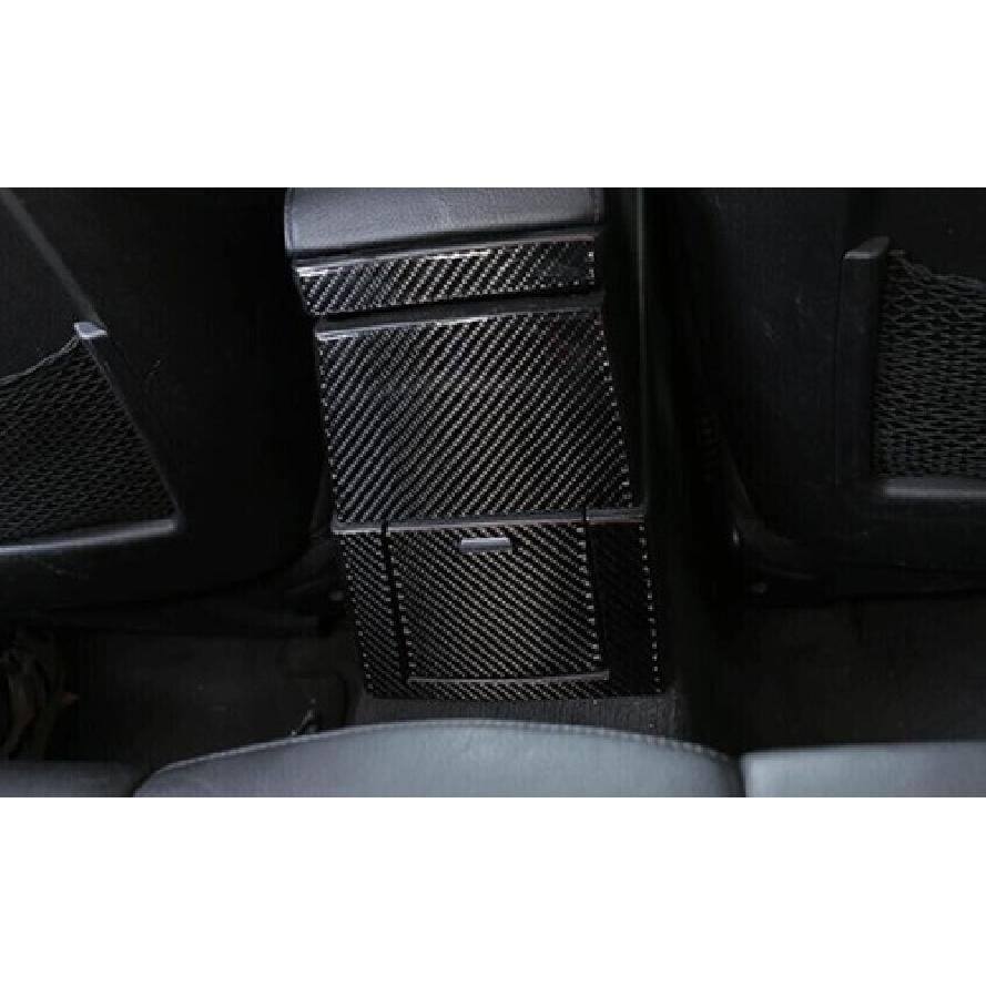 For BMW X3 2006-2010 Real Carbon Fiber Rear Air Outlet Anti-Kick Panel Vent Trim