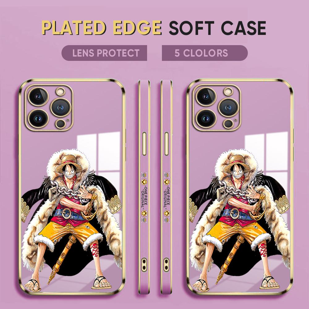 

Чехол с покрытием японского аниме Луффи для iPhone 11 12 13 14 15 Pro Max Samsung Galaxy Xiaomi Mi Redmi Note Oneplus Infinix Tecno, чехол для смартфона iPhone 15 Pro фиолетовый