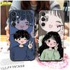 Fashion Design Cartoon Phone Case For Samsung Galaxy A17 Protective Back Cover Anti-dust Couple Cute Phone Pouch Durable