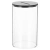 Acrylic Transparent Coin Bank For Home Decoration Shatterproof Money Saving Box With Removable Base