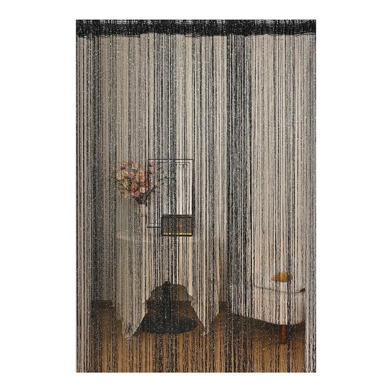 Modern Line Window Net Curtain Against Culicid Plan Thin Polyester Substance Simple Home Improve