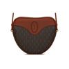 Ysl Cassandre Monogram Canvas And Leather Heart Bag Women Shoulder Bag Multicolor 6752602UY2W2166