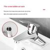 Modern Minimalist Double-Hole Copper Faucet for Bathroom Basin