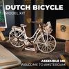 UGEARS Dutch Bicycle 3D Puzzle for Adults - Model Building Kit Wooden Puzzle Hobby for Men - 3D Puzzles for Adults - Wooden Model Kit