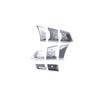 For Mazda 3 CX-4 CX-5 CX-8 Car Auto Accessories Aluminum Alloy Steering Wheel Button Cover Decorative Sticker Interior