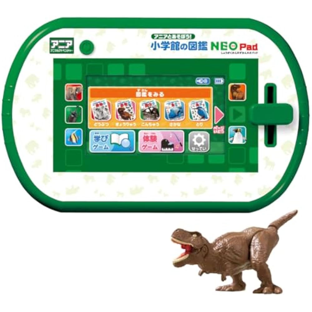 TAKARA TOMY (TAKARA TOMY) Let s play with Ania! Shogakukan encyclopedia NeoPad animal dinosaur to...