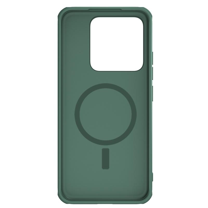 

Nillkin Xiaomi Mi 14 Case Hard PC + TPU Shield Pro Magnetic Phone Case Ultra Thin Anti Fingerprint Shockproof Back Cover For Xiaomi Mi 14 зелений