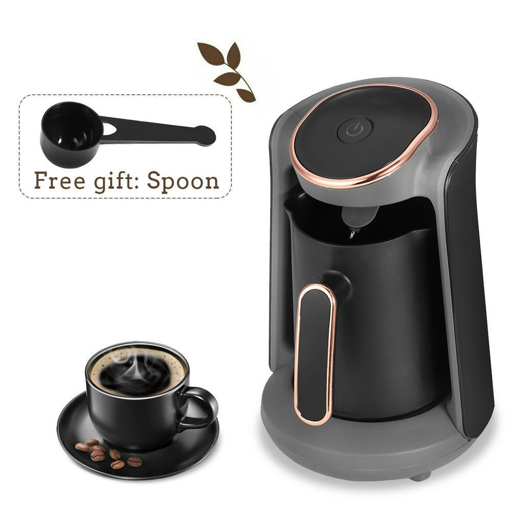 600W Steam Coffee Maker Automatic Turkish Coffee Maker Machine Electric Pot Portable Travel Kettle Cafe Machine Pump