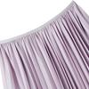 Women's Flowy Pleated Mesh A-line Long Skirt