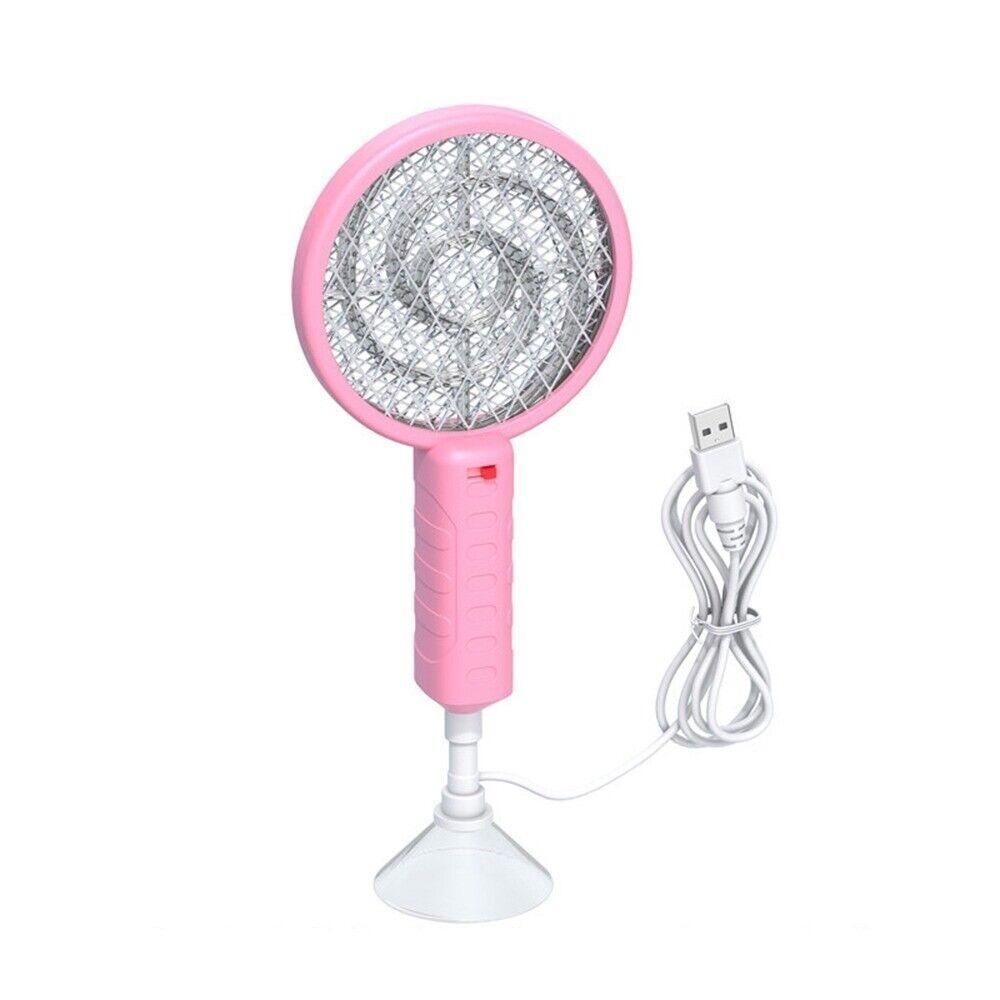 

Mini Insect Racket USB Mosquito Trap Lamp New Mosquito Zapper Home рожевий