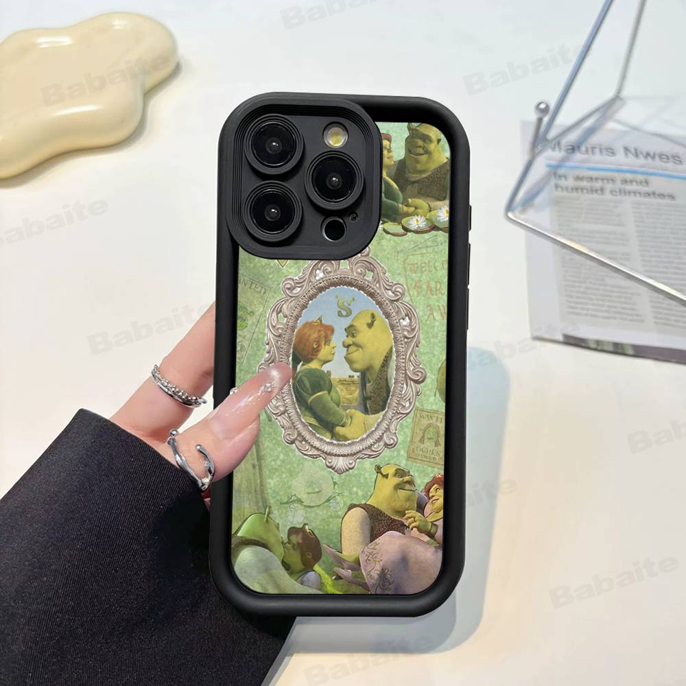 Classic Movie S-Shrek Phone Case For IPhone 11 12 13 16 15 17 14 Pro Max Soft Funda Silicone Cover