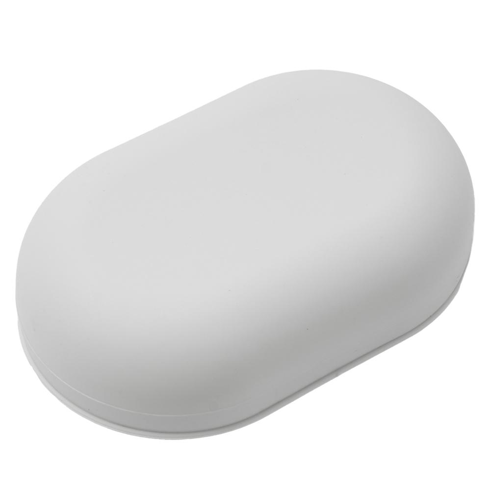 PP Material Soap Dish Portable Sealed Shower Travel With Lid 1 PCS