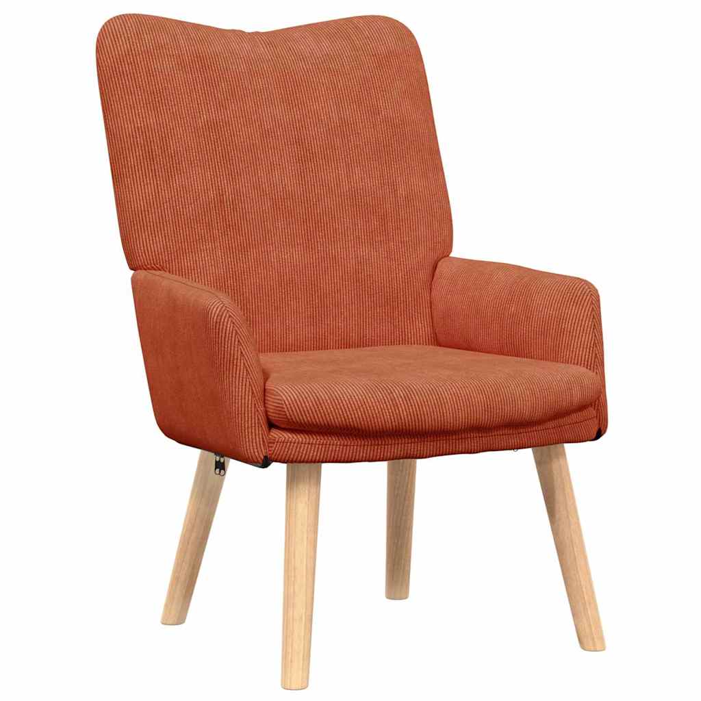 Armchair Red Orange 63 x 67 x 94 cm Fabric