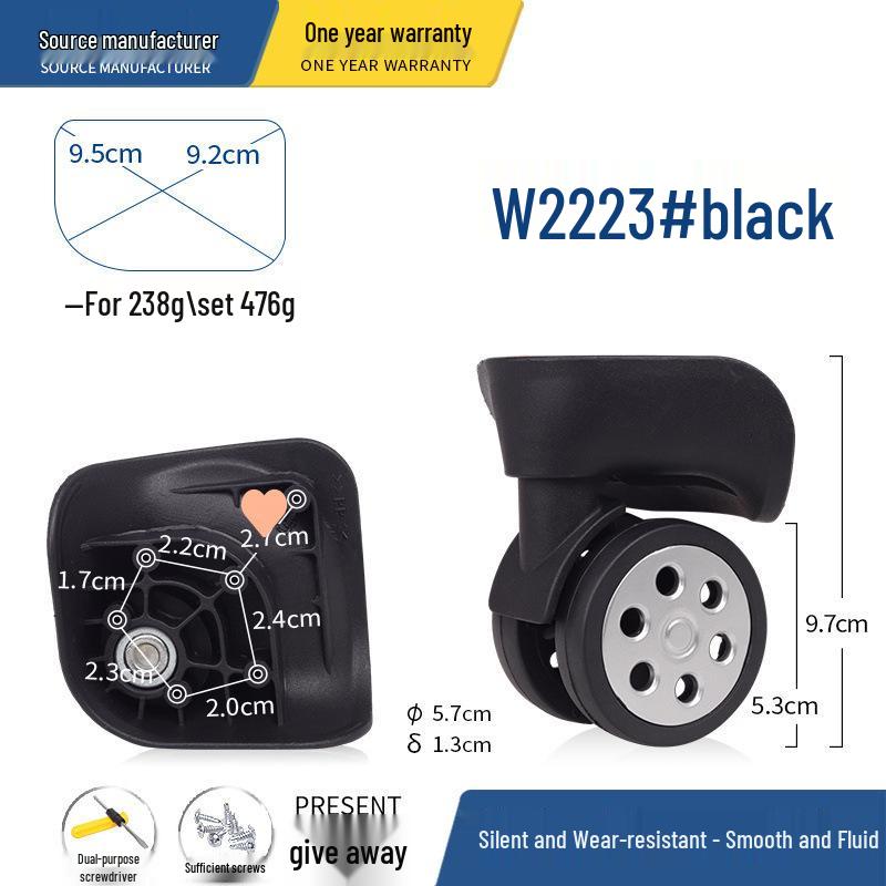 Universal Replacement Wheels for Suitcases and Trolley Cases