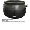 Mini Black Cauldron Halloween Witch Cauldron Pot Bucket Multi-purpose Small Candy Bowl