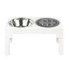 Raised Dog Bowl with Adjustable Stand Elevated Cat Water Bowl Slow Feeding Bowls Food Container for Cat Dogs Small Pet