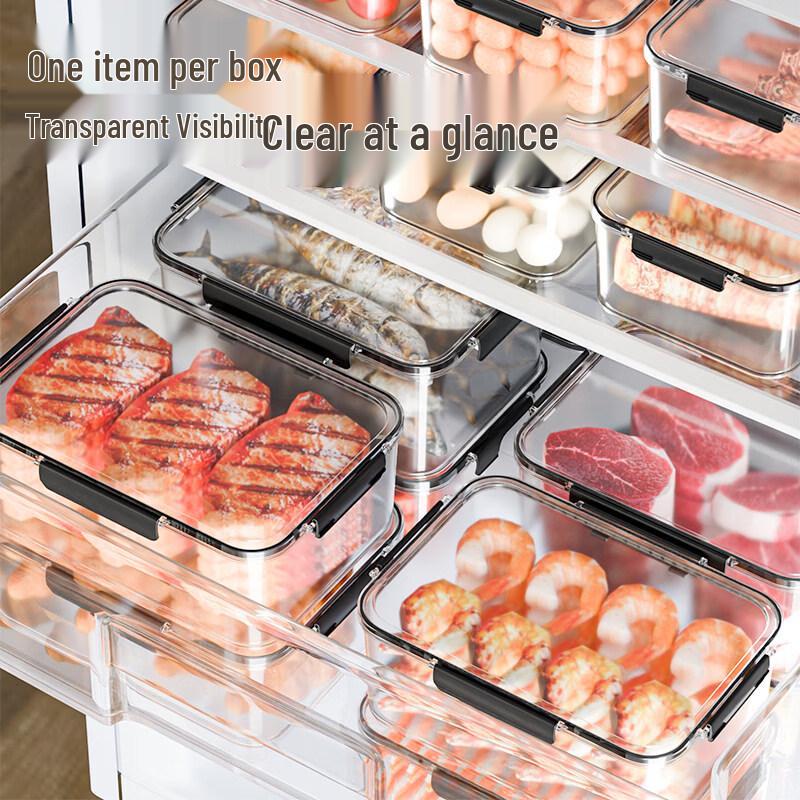 ZISIZ Food Grade Refrigerator Storage Container