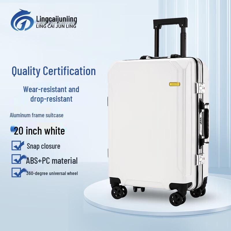 Lingcaijunling Aluminum Frame Luggage 20 inch