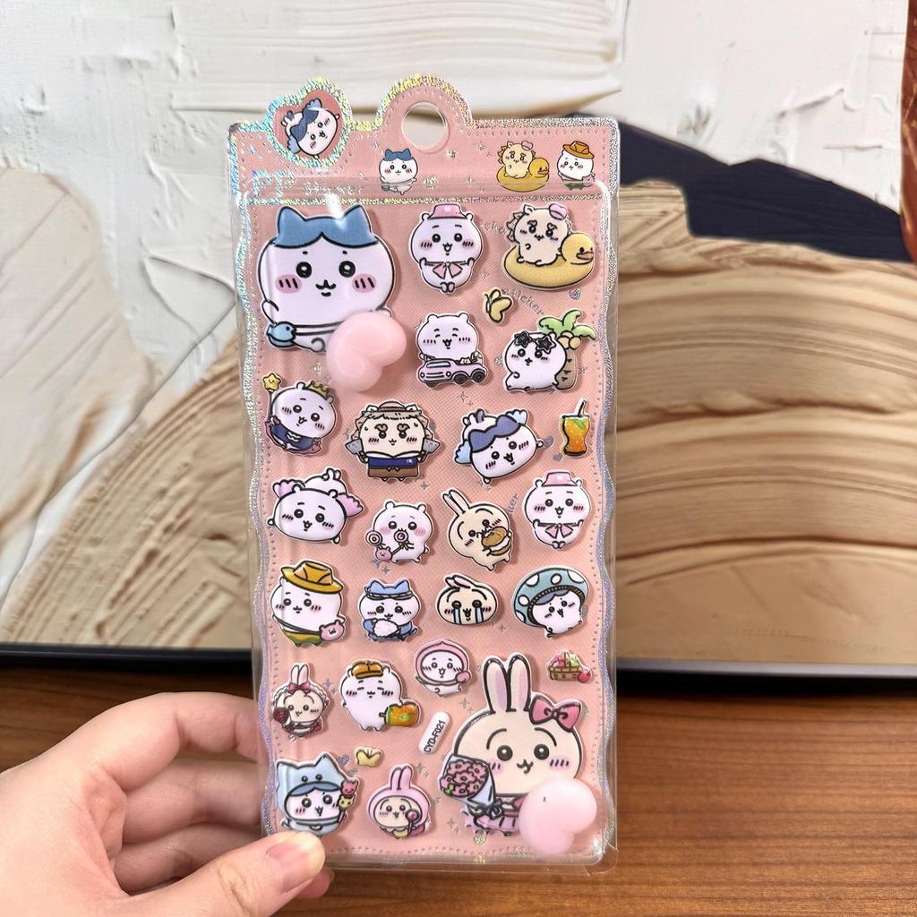 Set of 2 Cute Squishy Butt 3D Marshmallow and Squishy Stickers for Sticker and DIY for Girls and Boys Stickers, Characters, Fluffy, Soft, Books,