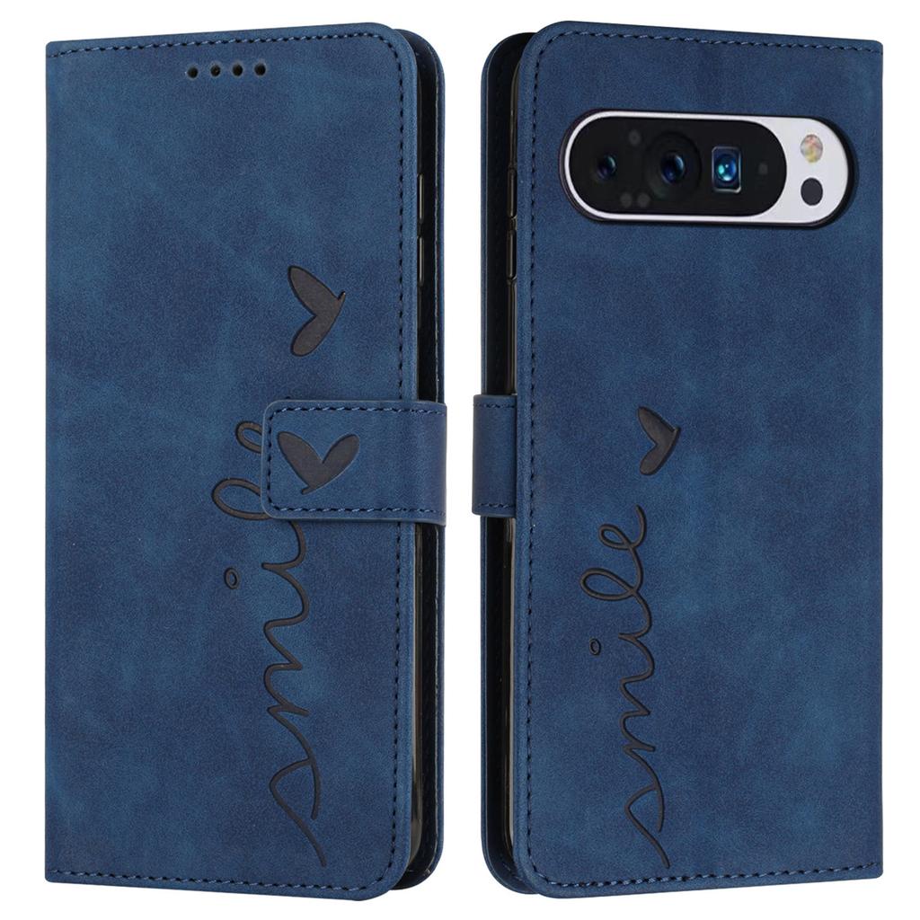 For Google Pixel 10 Pro XL/9 Pro XL Case Viewing Stand PU Leather Phone Cover Imprinted Pattern