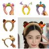 Cute Bear Hairband Plush Headwear Cartoon Headbands Essential for Hairstyles