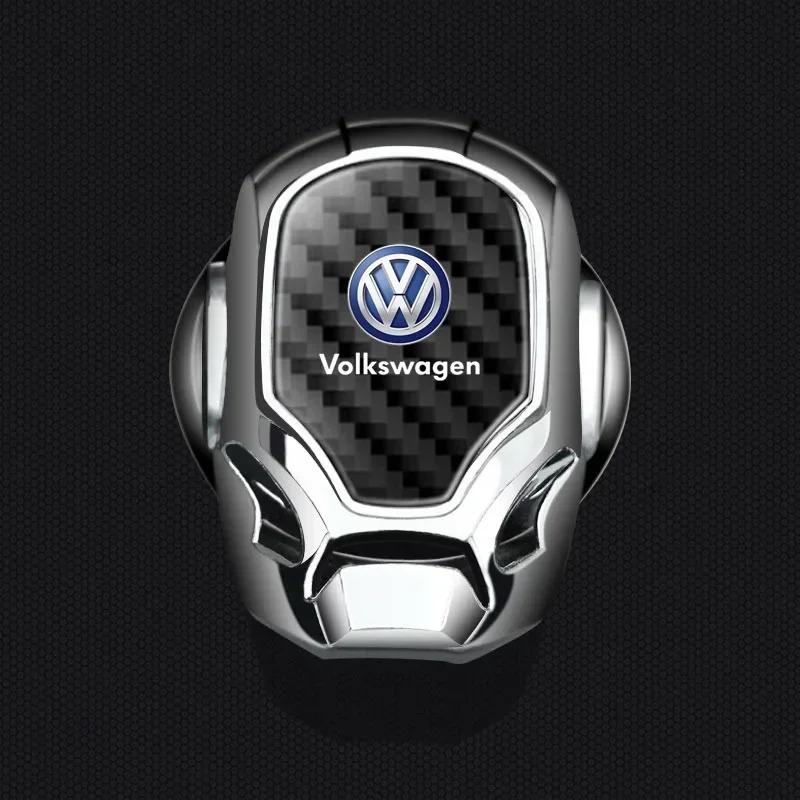 Car For Volkswagen VW Car Badge One-click Start Protective Cover Start Stop Button Decoration Sticker For Volkswagen VW Golf Pol