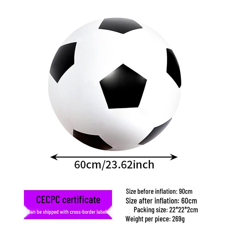 Eco-Friendly PVC Inflatable Colorful Football for Parent-Child Games