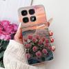 Clear For Xiaomi 14T Case Cover Luxury Cute Cat Fashion Flowers Funny Cool Painted Soft Phone Case 2406APNFAG
