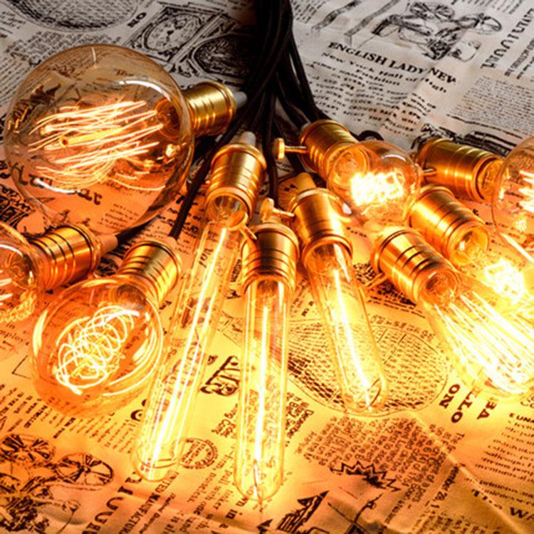 Edison Retro Dimmable E27 Filament Bulb 110V/220V Nostalgic Decor