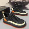 Zapatillas de Skate de Pana Forradas para Hombre, Tallas Grandes, Primavera Otoño, Nuevas de Moda, Cálidas, de Algodón, Deportivas Casuales