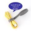 Strong Adhesive Hook and Loop Strap with Tearable Binding Buckle