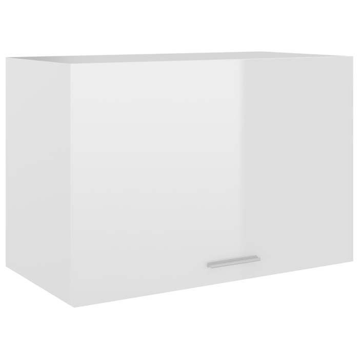 VidaXL Armoire suspendue Blanc brillant 60x31x40 cm Bois d'ingénierie 802518