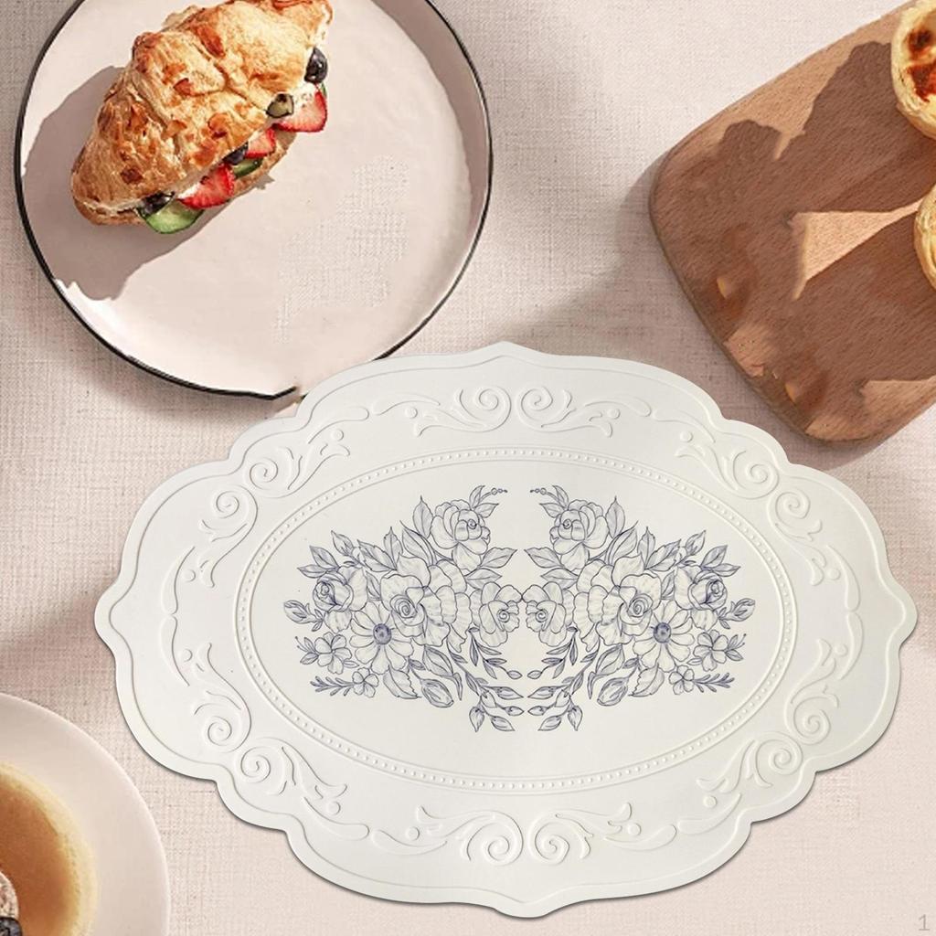 Placemats Waterproof Oilproof for Wedding Centerpiece Table Decorations Family Gathering