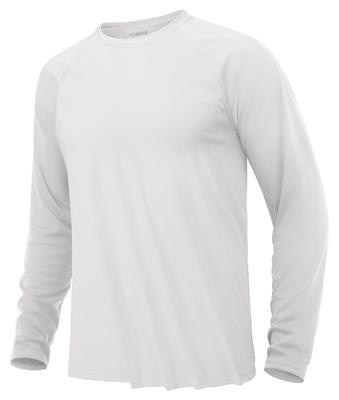 [KEFITEVD] Men's Rash Guard Long Sleeve UV Protection T-Shirt Stretch Running Wear Quick Dry T-Shirt Lightweight Sports Long Sleeve Plain Cycling Wear