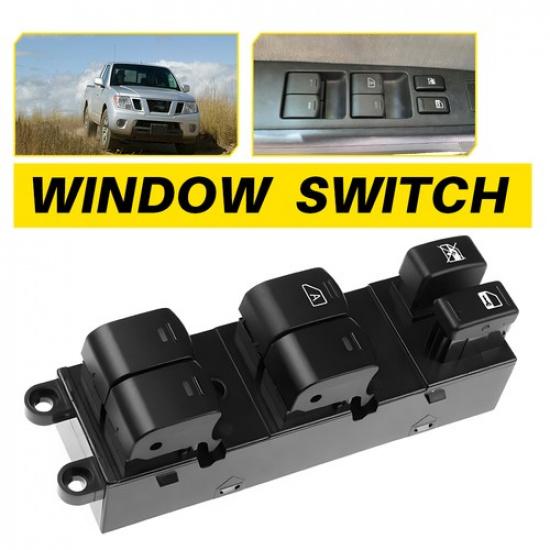 Window Switch For Nissan 07-19 Frontier Front Left Crew Cab Pickup Power Black