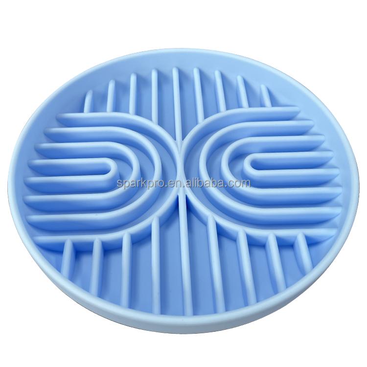 Pet Silicone Slow Bowl Food Easy Clean Dog Slow Bowl Anti Gulp Choke Feeder Large Personalized Modern Luxury Pet Bowl