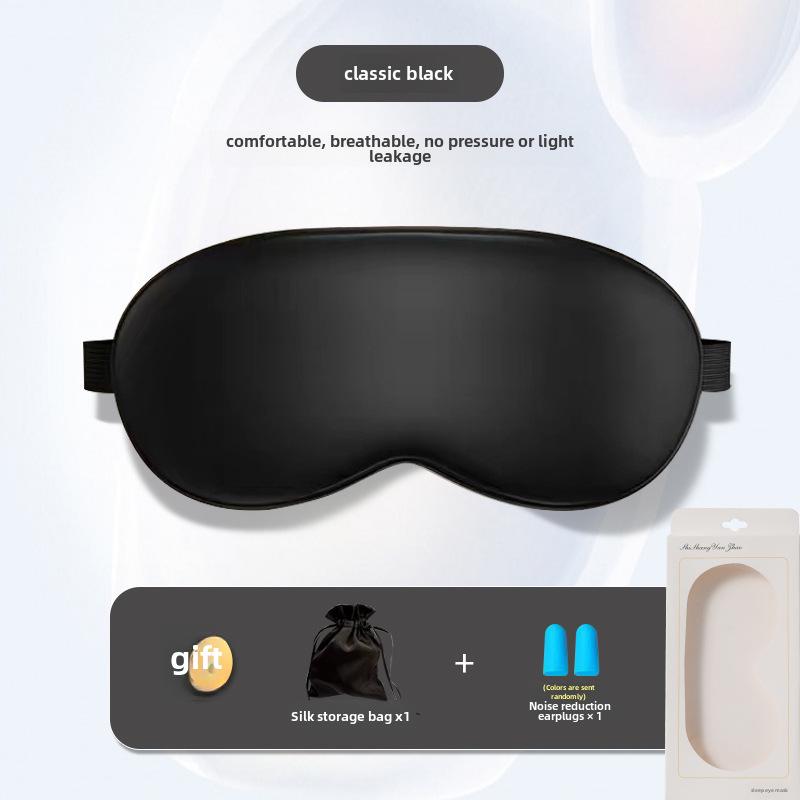 Masque pour les yeux en soie double face pour hommes et femmes: Options de blocage de la lumière et de compresses chaudes/froides pour le sommeil et la relaxation