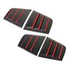 Side Window Louver Rustproof Simple tallation Anti Scratch Air Vent Scoop Shades Cover Blind 1 Pair Professional for Car